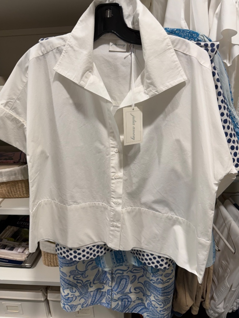 The perfect white Julia Amory white shirt, New without tags - Picture 9 of 10